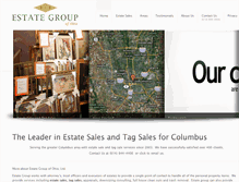 Tablet Screenshot of estatesalescolumbus.com